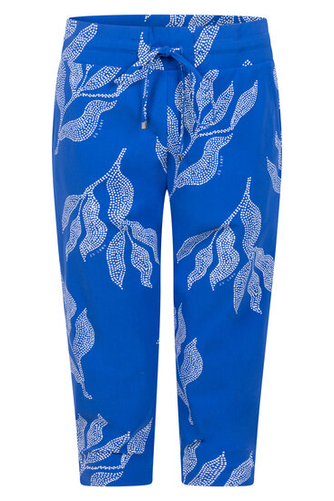 Zoso 253 Bianca capri broek  - cobalt