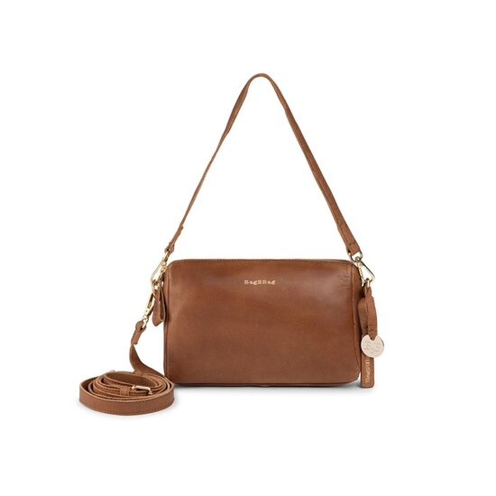 Bag2Bag hand/schoudertas Nice - Porto Cognac