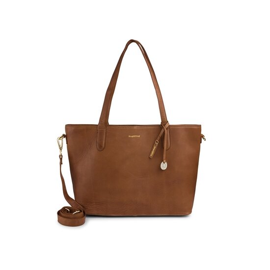 Bag2Bag cognac Laptop / schouder tas - Paris 