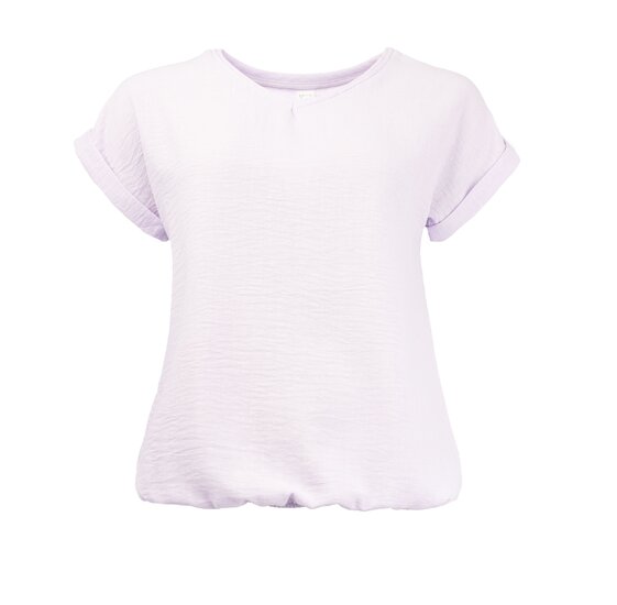 NED top Nox SPW SS Washed Crincle Woven - Lilac (25S4-U287-03)