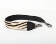 Bag2Bag - Schouderband met vachtje - black 60 cm