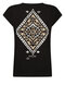 223 Zoso T-shirt with print/ artwork Solar - black