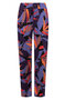 223 Zoso printed summer trouser Isabel - purple orange