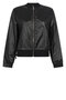 224 Zoso Sporty short coat Persey - black zwart