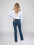 Il Dolce M-0942 Flare Jeans Sylvie med. blue