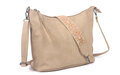 Ook-Leuk handtas / schoudertas Palma naturel