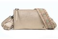 Ook-Leuk Castel - champagne  crossbody/ schoudertasje 