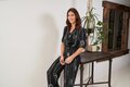 NED Sianda Black Twister Woven - zwart