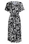 232 Zoso fantasy fabric dress Roxy - black / white