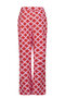 232 Zoso Printed crepe pant Maggy - fiery red / white