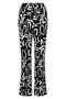 232 Zoso Printed fantasy fabric pant Irma - black / white