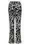 232 Zoso Printed fantasy fabric pant Irma - black / white