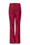 Zoso Jacky  Printed travel pants - fiery red / pink / black