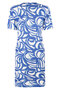 Zoso Quincy Splendour printed dress - ocean blue