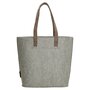 Beagles Vilt Shopper Grijs