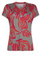 Zoso 233 Megan fancy top met tricotband - sand orange 