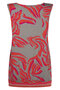 Zoso 233 Hilda top met tricotband - sand orange 