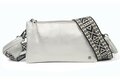 Ook-leuk crossbody / schoudertasje Castel - Silver 