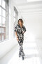 Zoso 234 Emmy Printed crepe pant - black / taupe