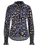 Lady Day blouse travel Becky Blue leopard - M30.398.1503