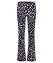 Lady Day Poppy travel flared broek - Blue leopard M12.498.1517