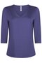 Zoso 234 Lyan Luxury v neck  shirt - purple paars