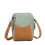 Hi-di-Hi little Paradise - schoudertas  - crossbody - l.blue/cognac