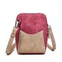 Hi-di-Hi little Paradise - schoudertas  - crossbody - cerise/beige LP09