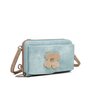 Hi-di-Hi Flying Flower - crossbody Bag/Wallet/Phone Bag - Blue