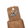 Hi-di-Hi Flying Flower - crossbody Bag/Wallet/Phone Bag - Brown