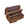 Hi-di-Hi Flying Flower - crossbody Bag/Wallet/Phone Bag - Brown