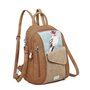 Hi-di-Hi Balade hand/schoudertas/backpack - d.bruin 