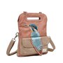 Hi-di-Hi  Kingfisher- hand/ schoudertas  - pink/beige
