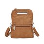 Hi-di-Hi  Kingfisher- hand/ schoudertas  - l.blue/cognac