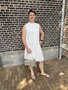Mooij Jurk - off white - kort met strik rug