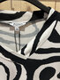 Zoso 253 Claudia shirt -  Black/White