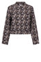 Zoso 254 Sonja Fancy Jacquard Jacket - Mocha-Multi