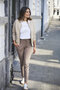 Zoso 254 Amber Travel Sporty Trouser - Mocha