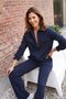 NED jacket Ruan-B-LS Marine Minimal Herringbone Jaquard Knit 25W1-SV081-02
