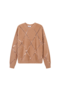 Vila Joy trui Priscilla taupe L-12-A