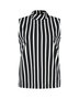 Lady Day Top Maud Black/Wool White stripe L24.380.2943