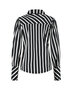 Lady Day blouse Bente Black/Wool travel White stripe L30.380.2916